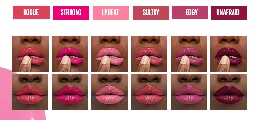 labiales maybelline super stay vinyl ink pinks
